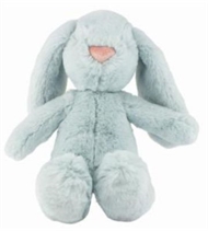 Lysblå kanin bamse fra Tinka Baby